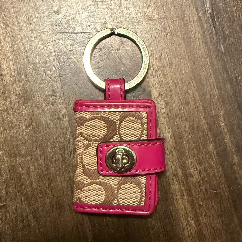 Coach Photo Keychain